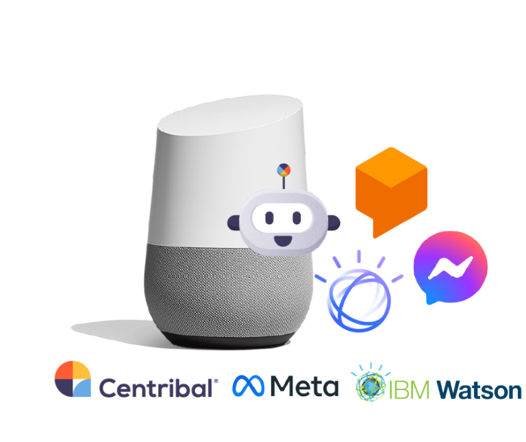 Callbots, Voicebots Estenda seu Chatbot para um Callbot ou Voicebot usando sua própria programação. O Smart IVR é capaz de se conectar a vários mecanismos de Chatbot para criar um serviço de conversação IVR alimentado por linguagem natural e IA. O telefone se tornará um novo e poderoso aliado para melhorar a experiência do cliente.