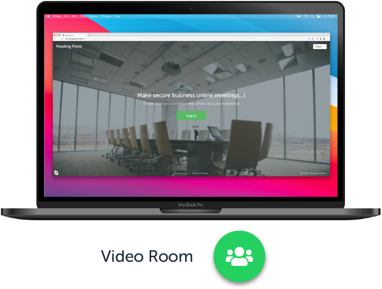 Meeting Point. Meeting Point is an audio and/or video multi-conference environment that allows you to easily manage remote meetings from any modern browser or mobile device. It includes the on-demand creation of secure conference rooms for your agents' conversations with partners or clients. Use OAuth and WebRTC technology for the security and privacy of your business.